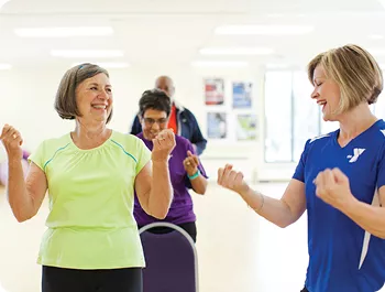 An Enhance Fitness class