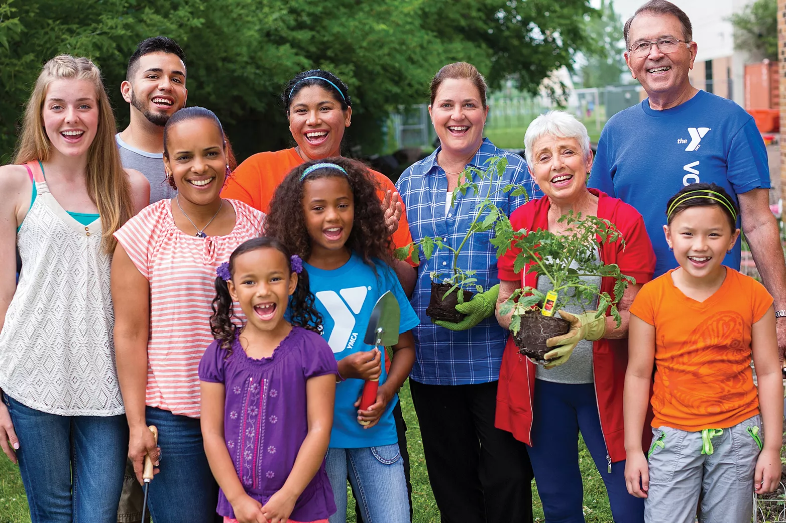 group of volunteers