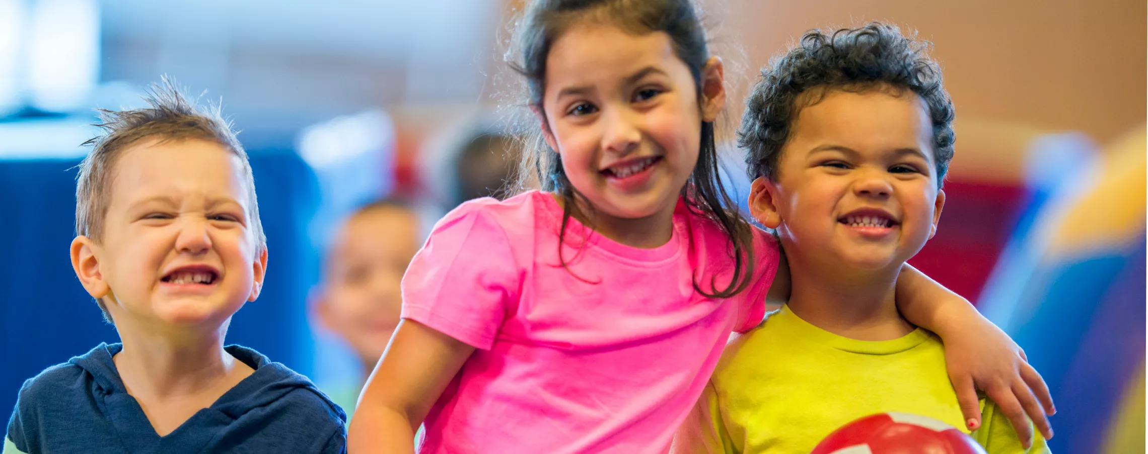 group of kids smiling