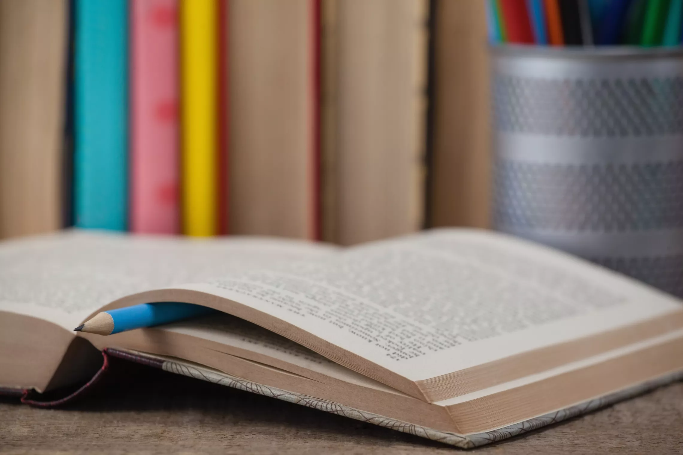 an open book