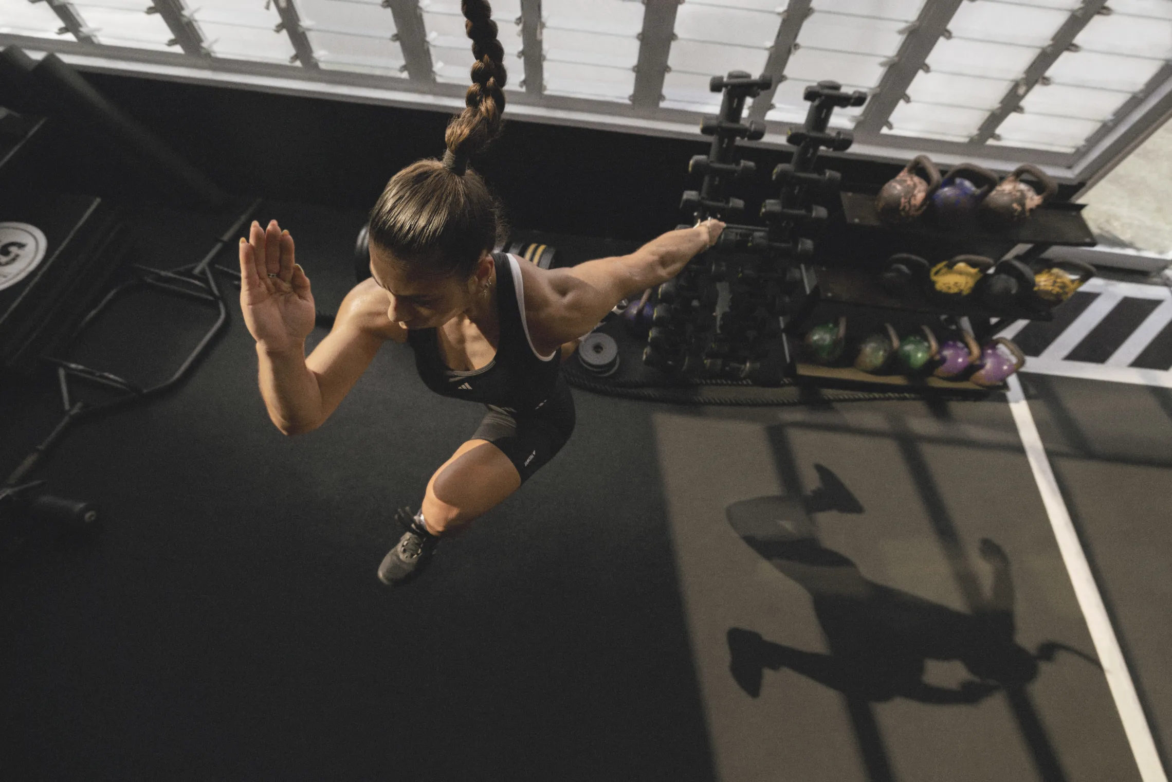 Woman exercising