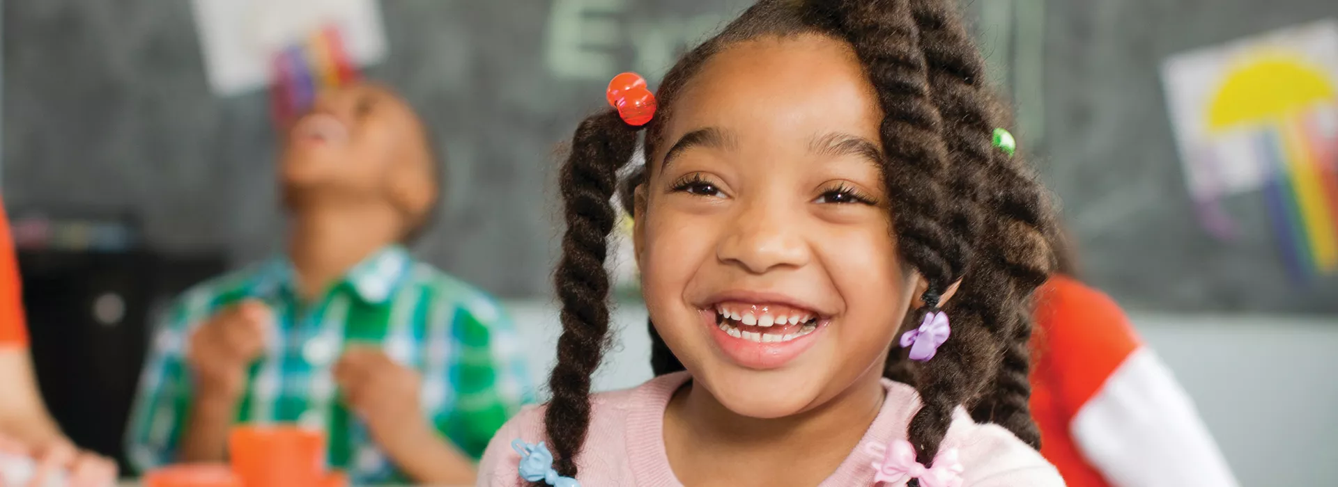 girl smiling for camera