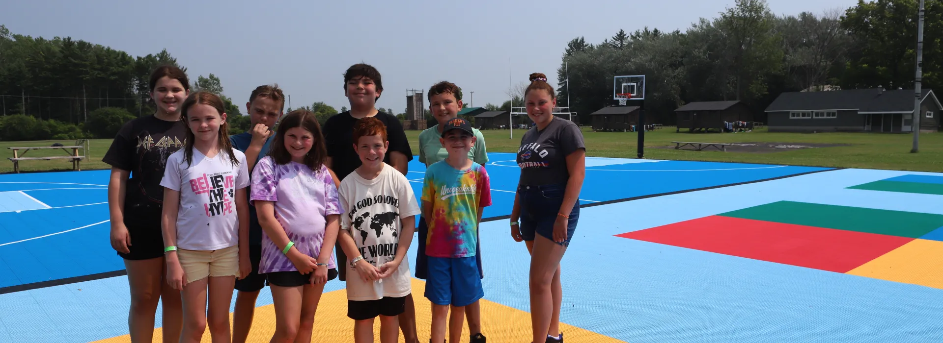 Camp Kenan Basketball Court